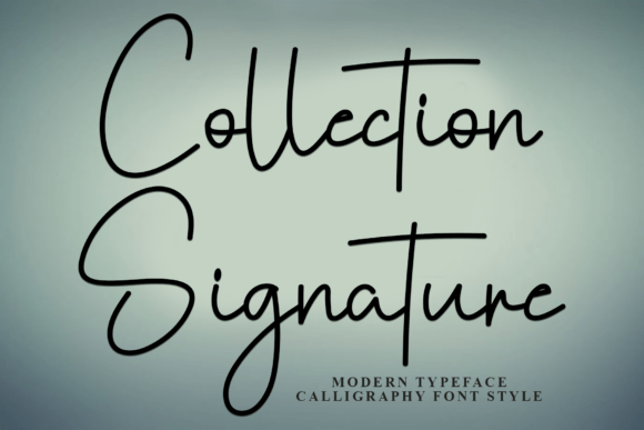 Collection Signature Font - Featured Image