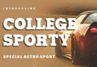 College Sporty Font - Featured Image