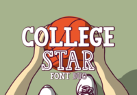 College Star Font - Featured Image