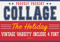 College the Holiday Font - Featured Image