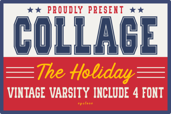 College the Holiday Font - Featured Image