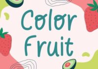 Color Fruit Font - Featured Image