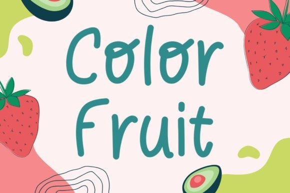 Color Fruit Font - Featured Image