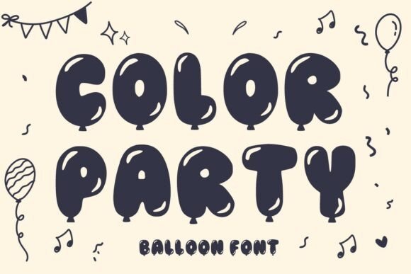 Color Party Font - Featured Image