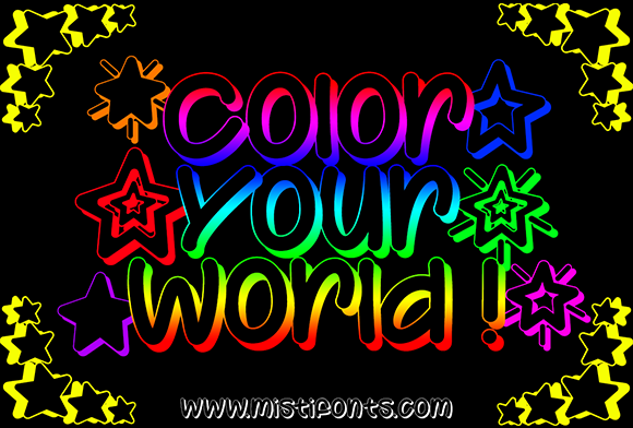 Color Your World Font - Featured Image
