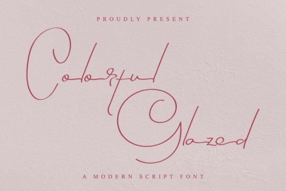 Colorful Glazed Font - Featured Image