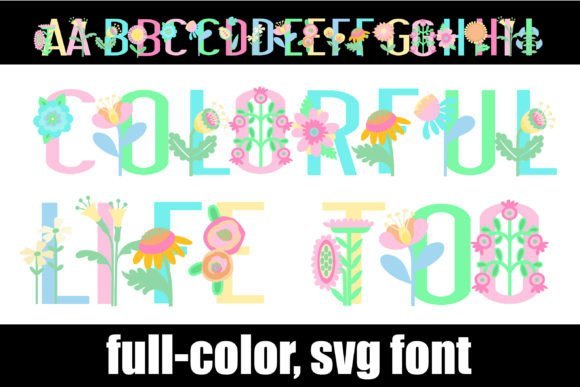 Colorful Life Too Font - Featured Image