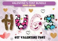 Colorful Valentine Pack Font - Featured Image