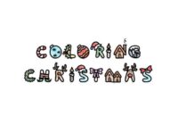 Coloring Christmas Font - Featured Image