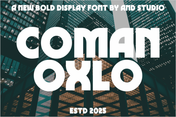 Coman Oxlo Font - Featured Image
