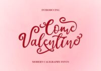Come Valentine Font - Featured Image