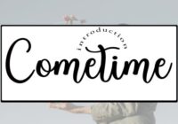 Cometime Font - Featured Image