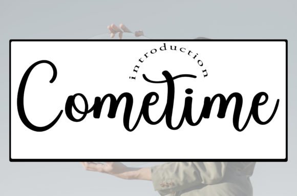 Cometime Font - Featured Image