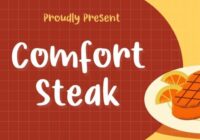 Comfort Steak Font - Featured Image