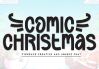 Comic Christmas Font - Featured Image