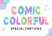 Comic Colorful Font - Featured Image