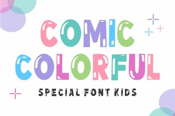 Comic Colorful Font - Featured Image