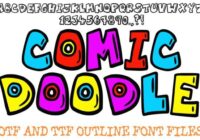 Comic Doodle Font - Featured Image