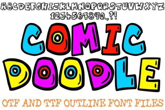 Comic Doodle Font - Featured Image