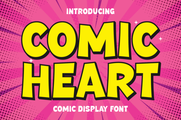 Comic Heart Font - Featured Image