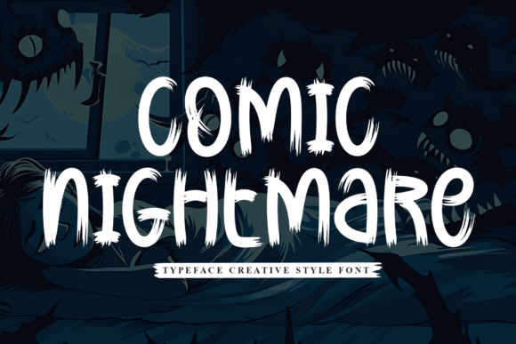 Comic Nightmare Font - Featured Image