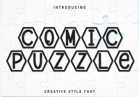 Comic Puzzle Font - Featured Image