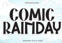 Comic Rainday Font - Featured Image