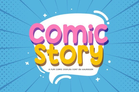 Comic Story Font - Featured Image