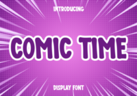 Comic Time Font - Featured Image