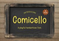 Comicello Regular Font - Featured Image