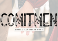 Comitmen Font - Featured Image