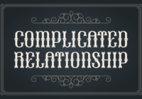 Complicated Relationship Font - Featured Image
