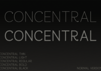 Concentral Font - Featured Image