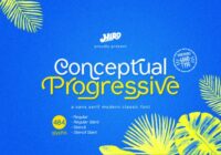 Conceptual Progressive Font - Featured Image