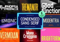 Condensed Sans Serif Bundle Font - Featured Image