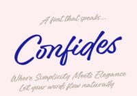 Confides Font - Featured Image