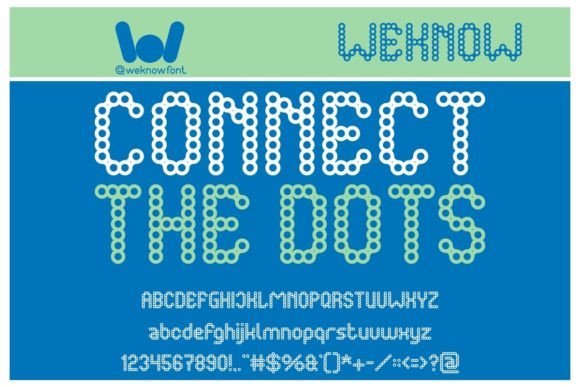 Connect the Dots Font - Featured Image