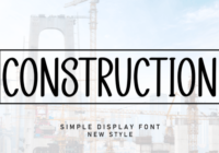 Construction Font - Featured Image