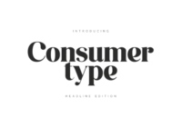 Consumer Type Font - Featured Image