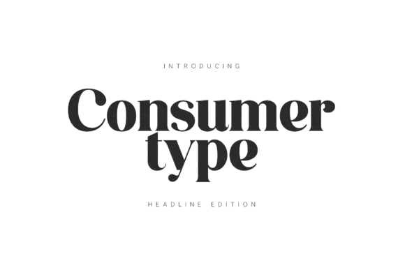Consumer Type Font - Featured Image