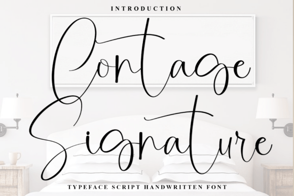 Contage Signature Font - Featured Image