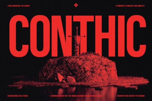 Conthic Font - Featured Image
