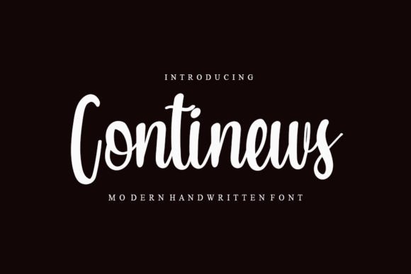 Continews Font - Featured Image