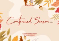 Continued Season Font - Featured Image