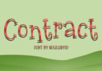 Contract Font - Featured Image