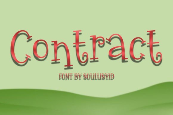 Contract Font - Featured Image