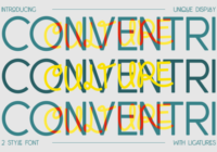 Conventri Font - Featured Image