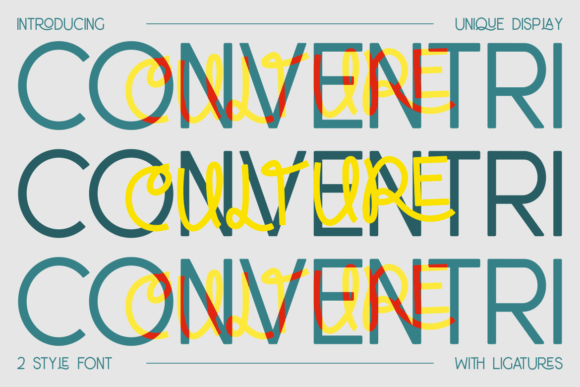 Conventri Font - Featured Image