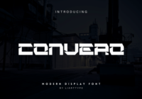 Convero Font - Featured Image