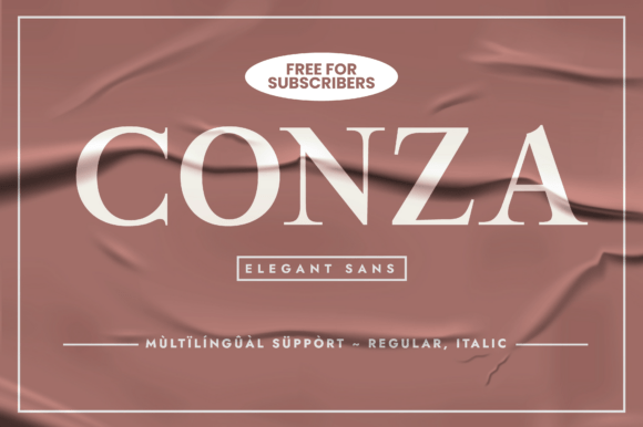 Conza Font - Featured Image
